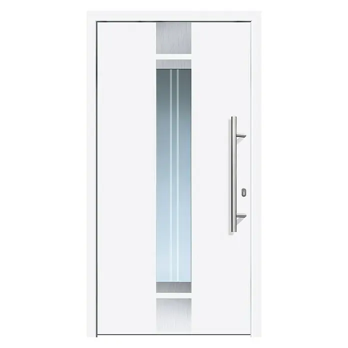 Solid Elements Aluminiumhaustür A-401 - B x H: 110 x 210 cm, DIN Anschlag: Rechts