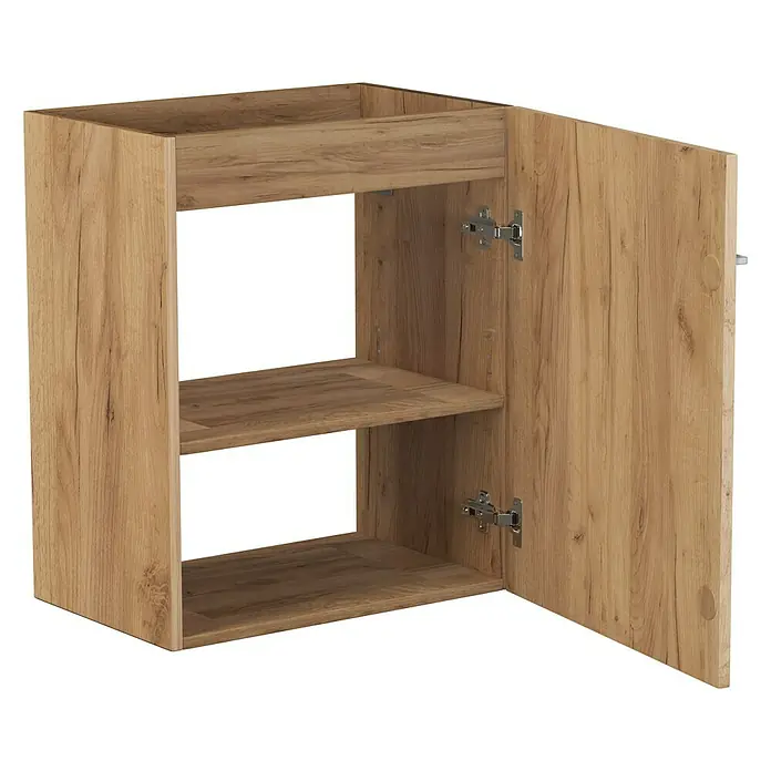 Camargue Espacio Kupaonski ormarić za nasadni umivaonik - 50 x 33 x 60 cm, 1 vrata, Doce - Pogled sprijeda