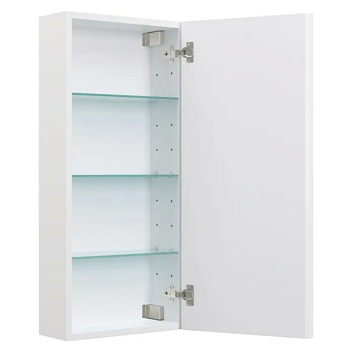 Camargue Espacio Gornji ormarić - 40 x 17 x 90 cm, 1 vrata, Gama bijela mat - Pogled sprijeda