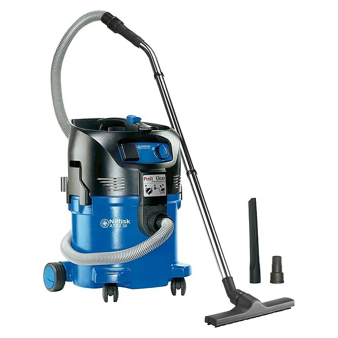 Nilfisk Nass-Trockensauger Attix 30-21 PC - 1.500 W, Behältervolumen: 30 l - Linke Seitenansicht