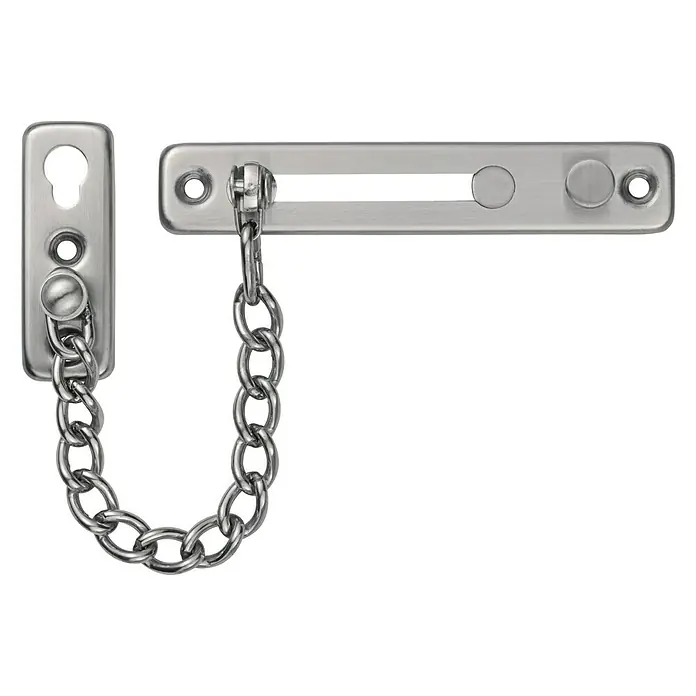 Abus Cadena de puerta SK175 - Longitud de cadena: 17,5 cm, Níquel