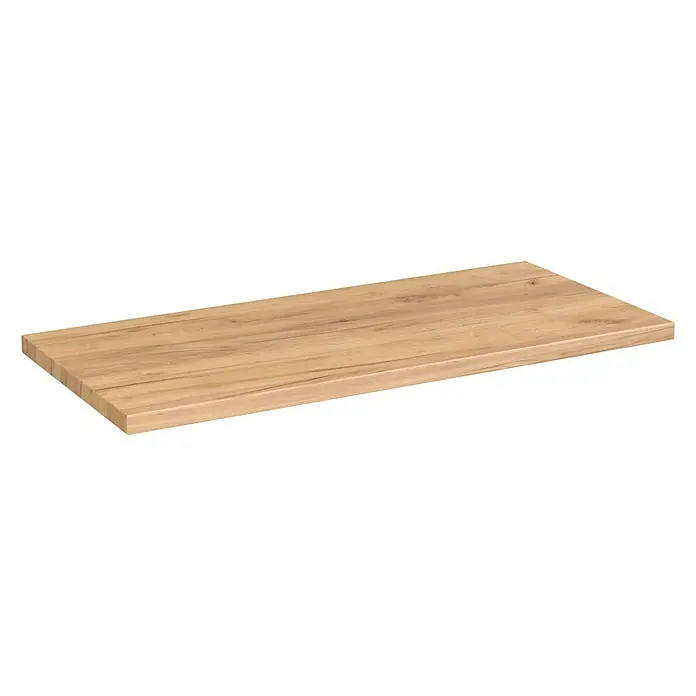 Camargue Espacio Drvene ploče za umivaonike - 100 x 46 x 3,2 cm, Craft Gold Oak - Pogled sprijeda