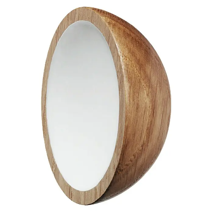Häfele Möbelknopf - Ø x H: 50 x 19,5 mm, Sonstige, Lackiert, Weiß, Eiche - Vorderansicht