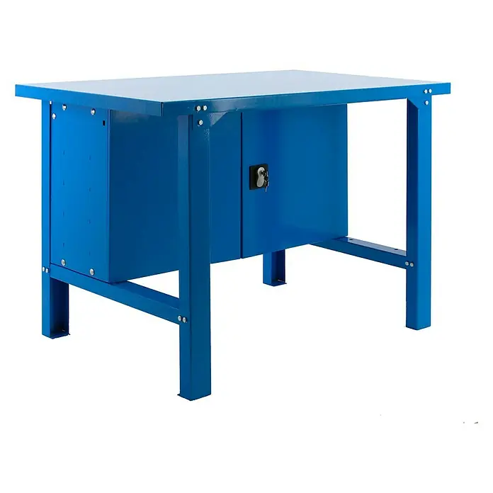 Simonrack Simonwork Banco de trabajo BT6 Metalic Locker - L x An x Al: 73 x 180 x 83 cm, Capacidad de carga: 800 kg, Azul