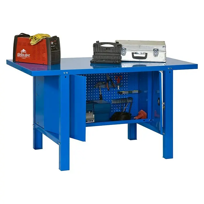 Simonrack Simonwork Banco de trabajo BT6 Metalic Locker - L x An x Al: 73 x 180 x 83 cm, Capacidad de carga: 800 kg, Azul