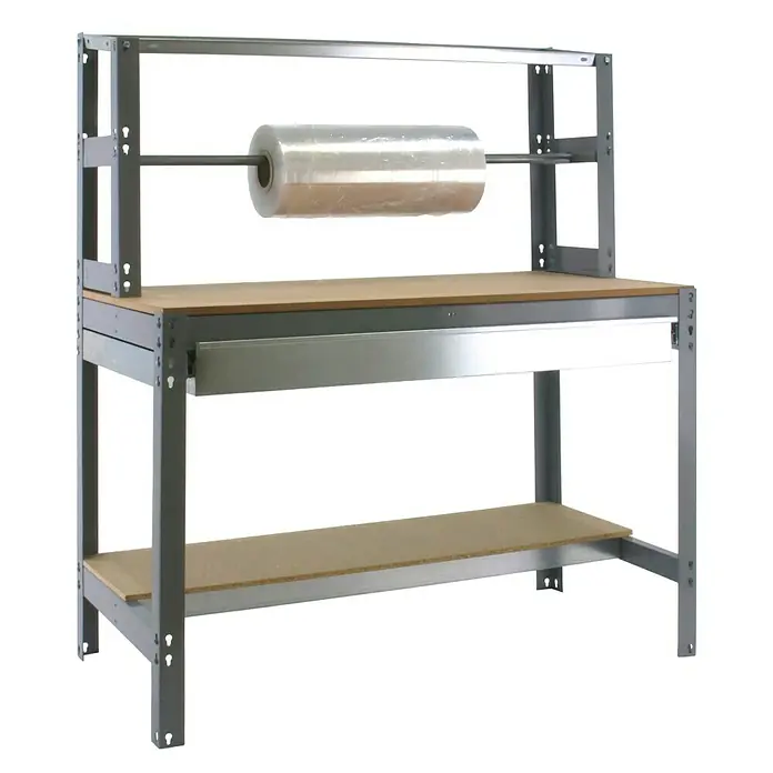 Simonrack Simonwork Banco de trabajo BT4 Box - L x An x Al: 76 x 151 x 144,5 cm, Capacidad de carga: 600 kg, Gris