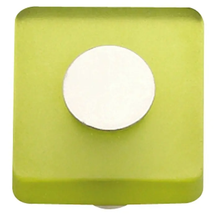 Nesu Tirador para muebles 621VE - L x An x Al: 3 x 2,6 x 1,2 cm, Plástico, Verde