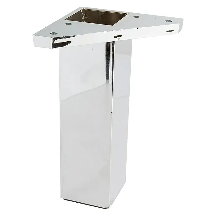Pata para muebles 972 - L x An x Al: 4 x 8 x 15 cm, Cromo