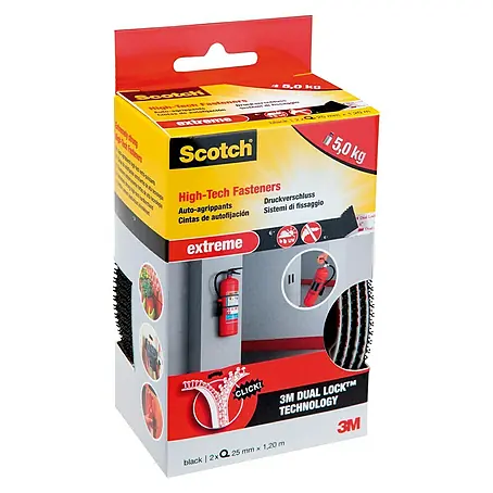 3M Scotch Tira autoadhesiva Extreme negra