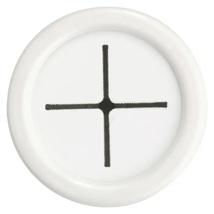 Inofix Colgador adhesivo 2089 - 1 ud., Plástico, Blanco, Redonda