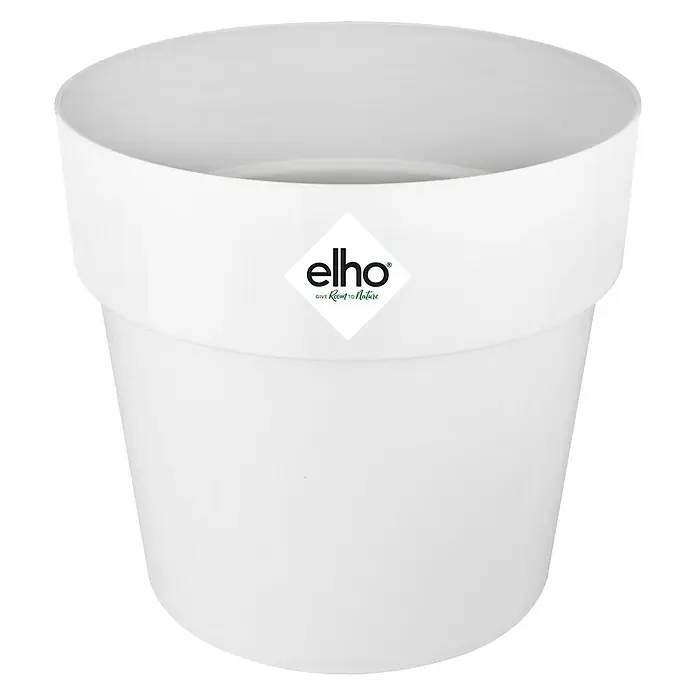 Elho Okrugla tegla za biljke - Bijele boje