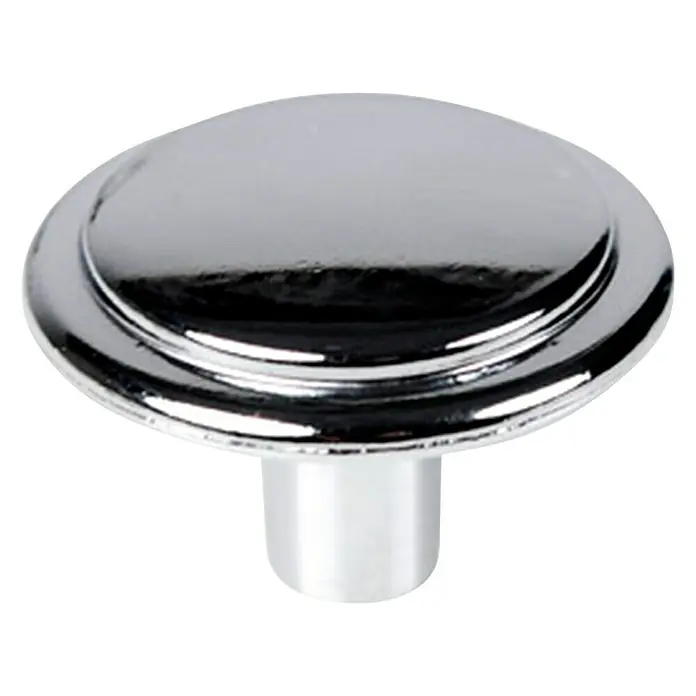 Nesu Pomo para muebles 1302 6 uds. - Ø x Al: 30 x 21 mm, Acero, Cromado
