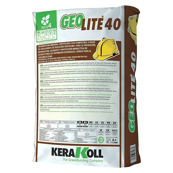 Kerakoll Mortero de reparación rápida Geolite 40 - 25 kg