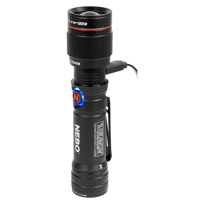 Nebo Tools Redline Linterna LED Flex450 - 80 lm - 450 lm, Aluminio