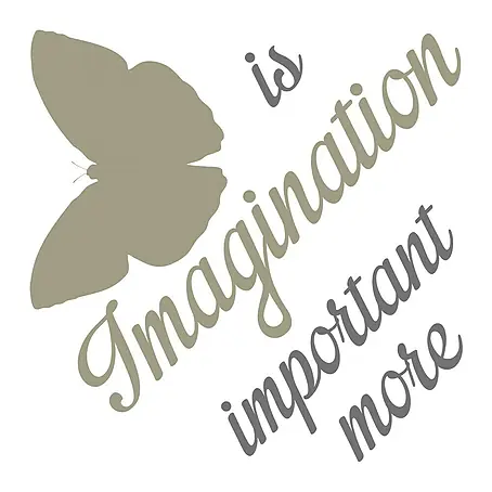 Vinilo de pared Imagination