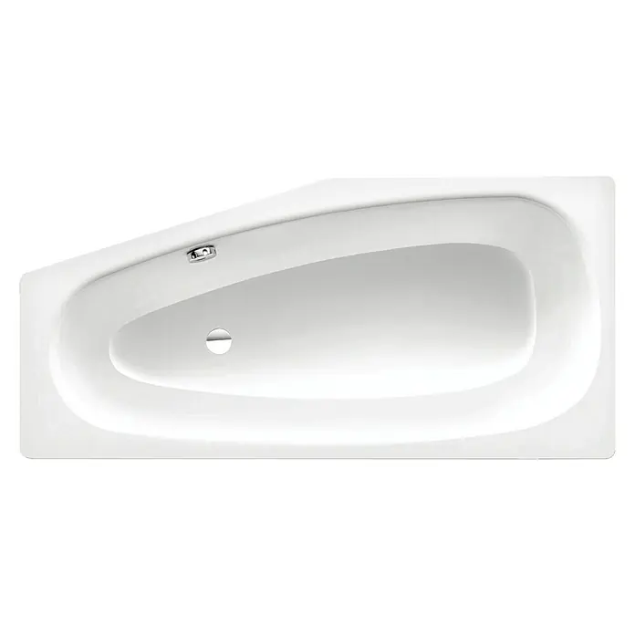 Kaldewei Badewanne Mini 834 - Rechtsseitig, 157 x 70 cm, Stahl-Email, Alpinweiß - Ansicht von oben