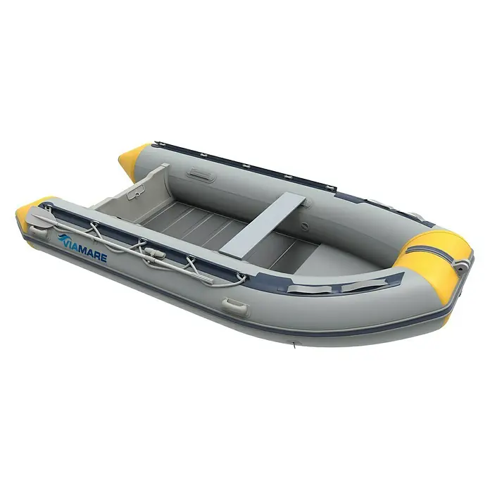 Viamare Schlauchboot 330 S Alu - L x B x H: 330 x 162 x 44 cm, Geeignet für: 4+1 Personen, Nutzlast: 650 kg, Grau