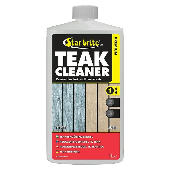 Star brite Teakreiniger Premium Step 1 - 1 l - Vorderansicht