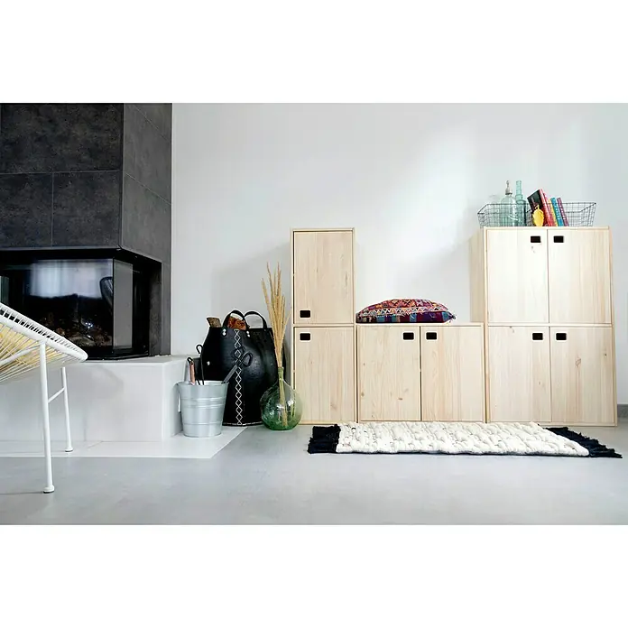 Astigarraga Dinamic Schrank - L x B x H: 33 x 70,8 x 53,5 cm, Kiefernholz