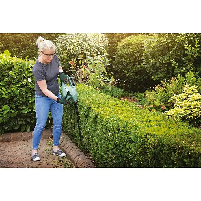 Bosch 18 V Power for All Akumulatorske škare za živicu EasyHedgeCut 18-45 - 18 V, Litij-ionska, Bez akumulatora - Proizvod u upotrebi