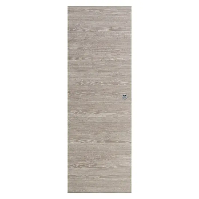 Solid Elements Puerta corredera de madera Roble Finlandés - 62,5 x 203 cm, Roble oscuro, Maciza, Con uñero