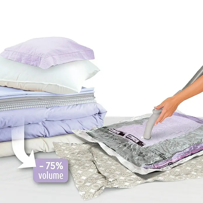 Set de bolsas de vacío Jumbo - 2 uds., L x An: 110 x 90 cm, Transparente