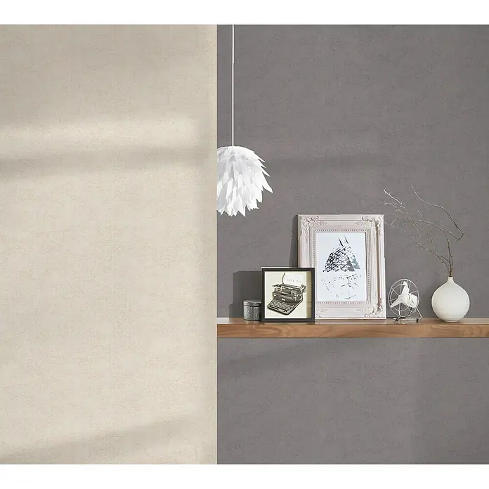 AS Creation Flis tapeta Innova - Kremasto, Uni, 10,05 x 0,53 m