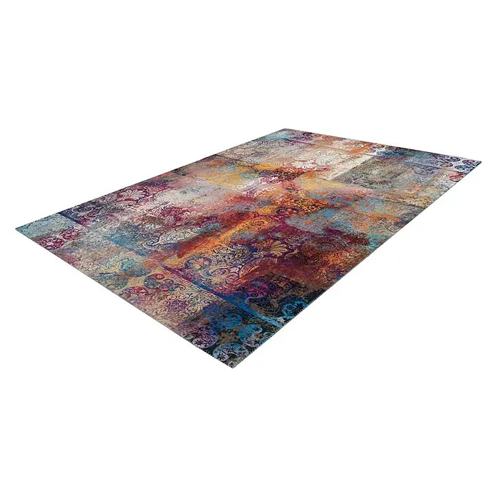 Kayoom Flachgewebeteppich Galaxy - Multi, 180 x 120 cm, 100 % Polyester - Rechte Seitenansicht