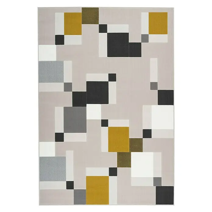Kayoom Kurzflorteppich Esperanto - Multi, 290 x 200 cm, 100 % Polypropylen - Ansicht von oben