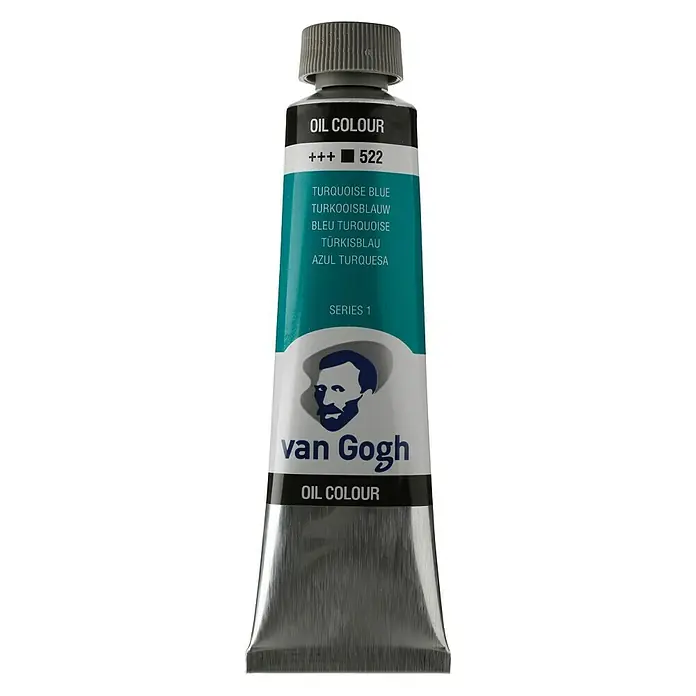 Talens Van Gogh Pintura al óleo - Azul turquesa, 40 ml, Tubo