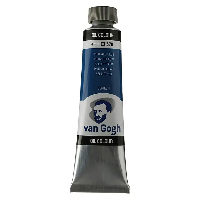 Talens Van Gogh Pintura al óleo - Azul ftalo, 40 ml, Tubo