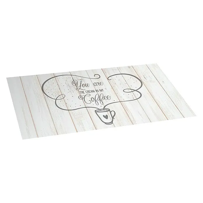 Alfombra de vinilo Croma Coffee - Beige/Marrón, 110 x 50 cm