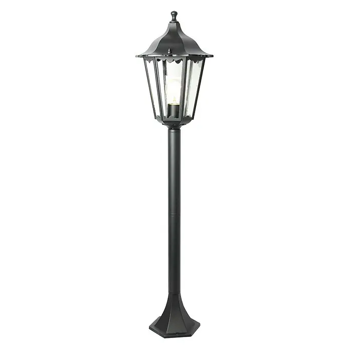 Luceco Praga Baliza exterior - 100 W, L x An x Al: 15 x 15 x 100 cm, Negro, IP44