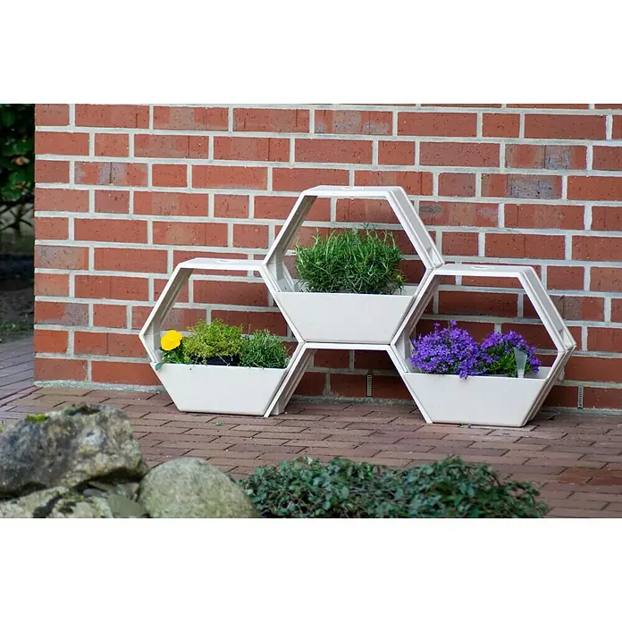 Dobar Pflanzkasten-System - 124 x 21 x 66 cm, Bambus - Stimmungsaufnahme