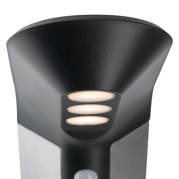 Paulmann Soley Baliza exterior LED - 1 luz, 1,2 W, Blanco cálido, IP44, Antracita