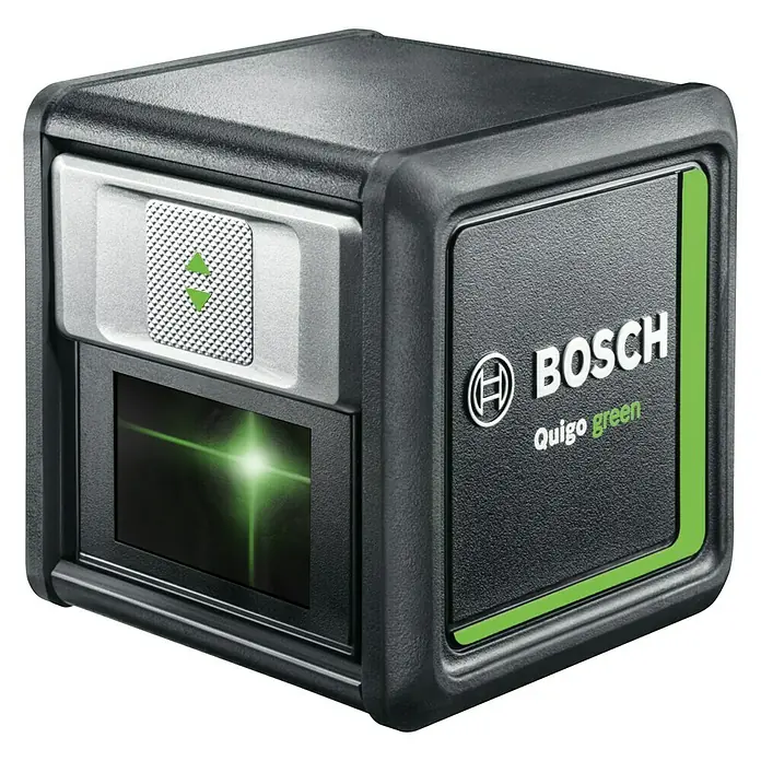 Bosch Kreuzlinienlaser Quigo Green Beam - Max. Arbeitsbereich: 12 m - Linke Seitenansicht