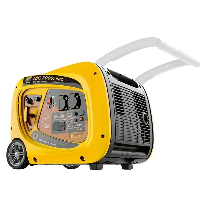 MGA Generador Inverter MG3000i con control remoto - 3.200 W, Volumen del depósito: 6,8 l