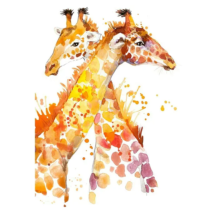 Póster Jirafa - Animales, An x Al: 100 x 140 cm