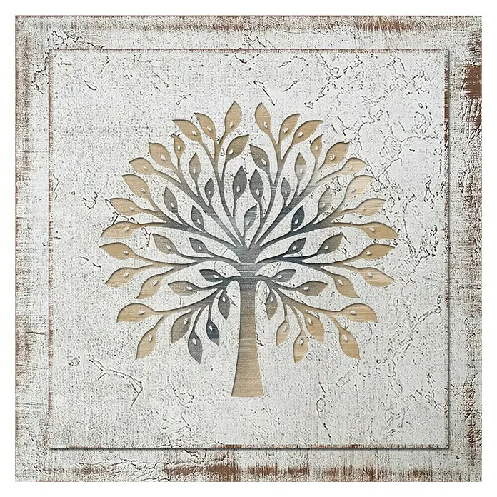 Cuadro Láser Árbol 8 - Tree, An x Al: 40 x 40 cm