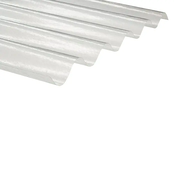 Placa ondulada de poliéster Granonda - 250 cm x 110 cm x 0,8 mm, Natural