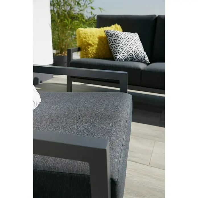 Sunfun Maja Loungemöbel-Set - 4 -tlg., Aluminium, Anthrazit