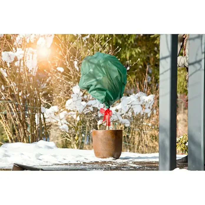 Windhager Winterschutzvlies - L x B: 10 x 1,6 m, Grün, Grammatur: 30 g/m²