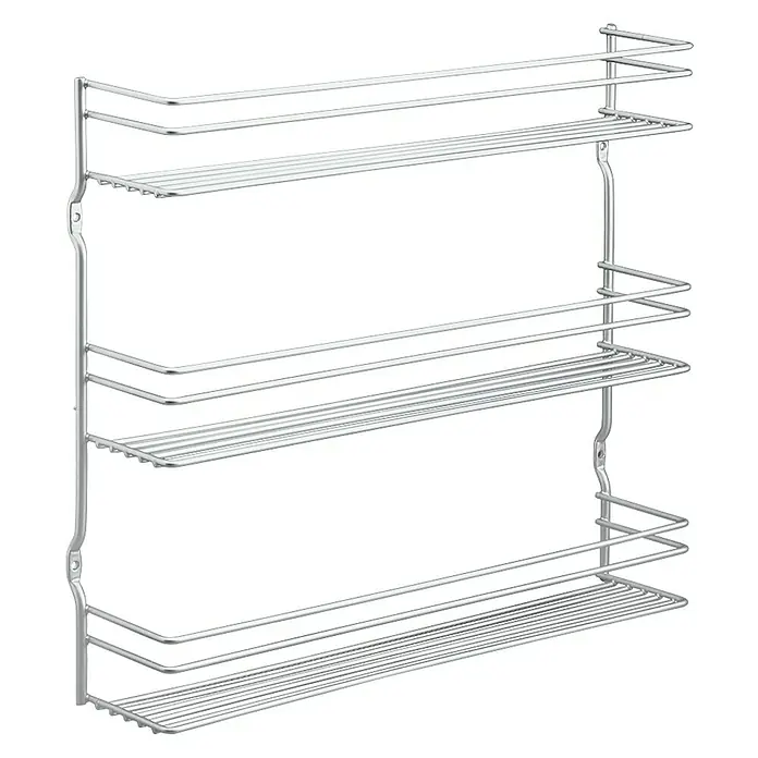 Metaltex Gewürzregal Pepito - L x B x H: 36 x 8 x 31 cm, Silber - Anwendungsbeispiel