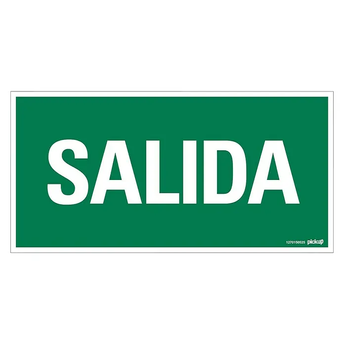 Pickup Señal de precaución - Motivo: Salida, L x An: 30 x 15 cm