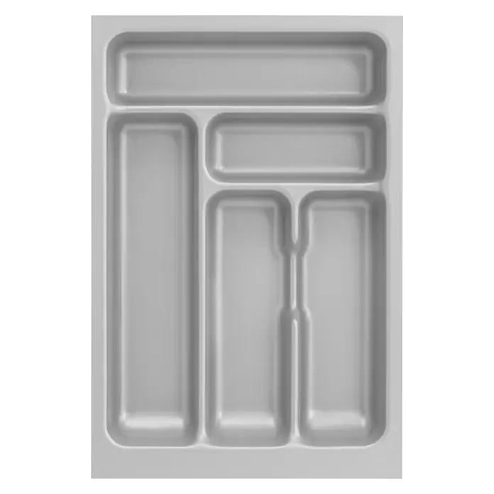 Optifit Besteckkasten - 47,3 x 31,8 x 5 cm, Silbergrau