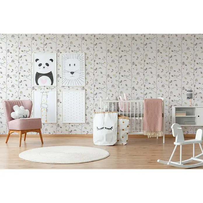 AS Creation Boys And Girls 6 Papiertapete Eule - Türkis, Motiv, 10,05 x 0,53 m - Stimmungsaufnahme