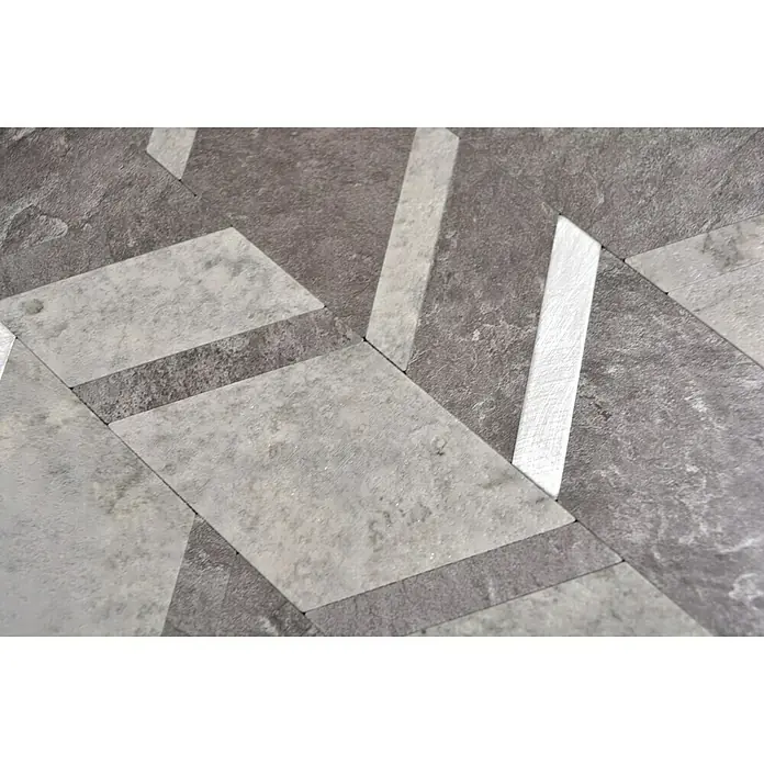 Selbstklebemosaik SAM 4AR44CDG - 28 x 29 cm, Vinyl, Grau - Detailaufnahme