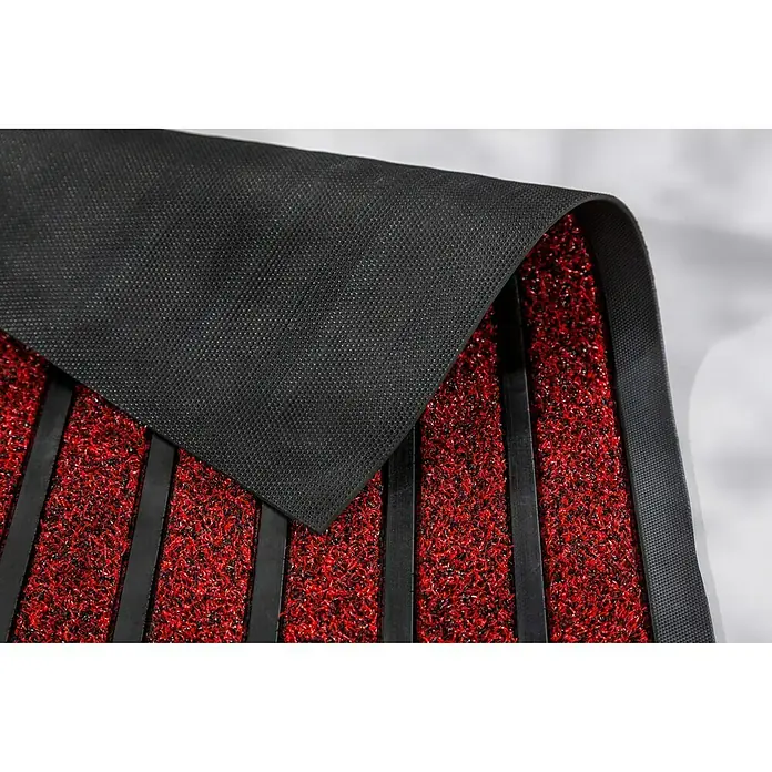 Astra Fußmatte Scraper Line - Streifen, Rot, 75 x 45 cm, 100 % Polypropylen