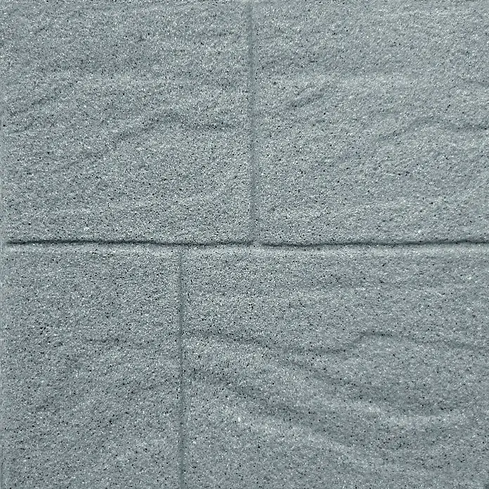 Terrassenplatte Vintage - Grau, 40 x 40 x 3,8 cm, Beton - Vorderansicht