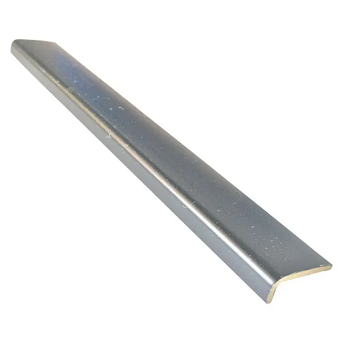 Rufete Perfil angular de remate - 2,6 m x 20 mm x 8 mm, PVC, Aluminio